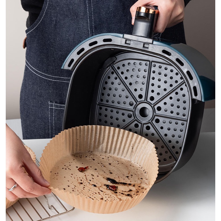 【清倉！500PCS】空氣炸鍋一次性專用墊紙食品級吸油紙